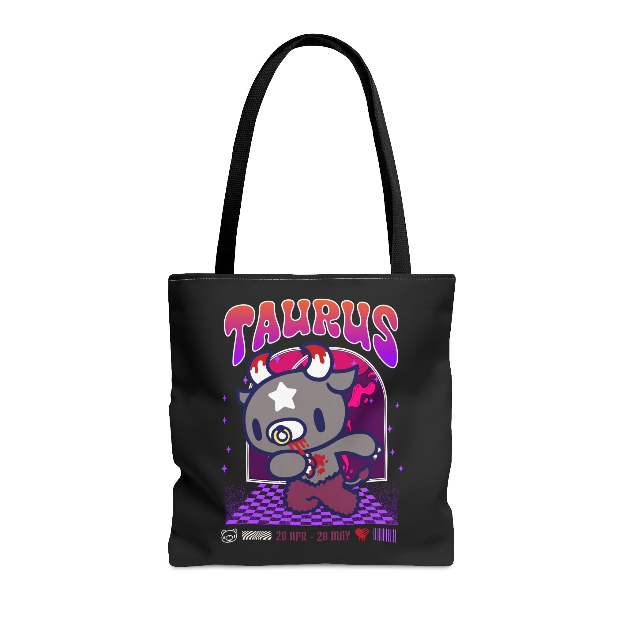 Gloomy Taurus  Zodiac Tote Bag